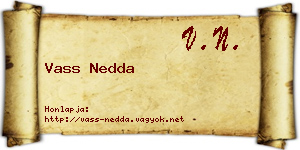Vass Nedda névjegykártya